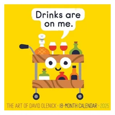 Art of David Olenick 2025 7 X 7 Mini Wall Calendar