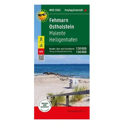 Fehmarn - Ostholstein, hiking, cycling and leisure map 1:30,000, freytag a berndt, WKD 5365