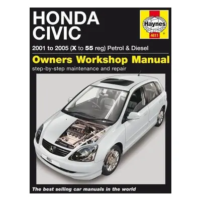 Honda Civic Petrol a Diesel (01 - 05) Haynes Repair Manual - Haynes Publishing