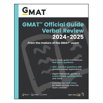 GMAT Official Guide Verbal Review 2024-2025: Book + Online Question Bank - GMAC (Graduate Manage