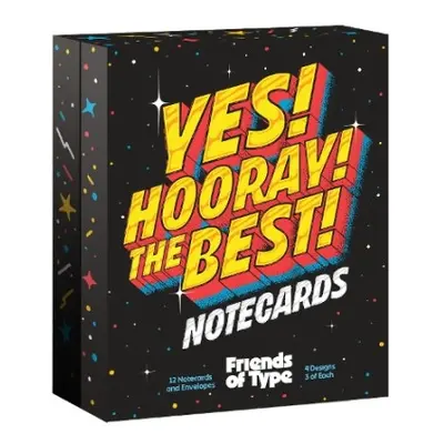 Yes! Hooray! The Best! A Notecard Collection by Friends of Type