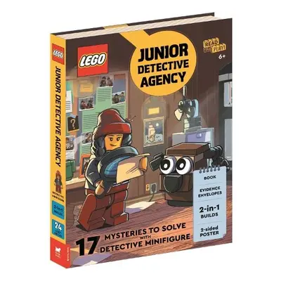 LEGO® Books: Junior Detective Agency (with detective minifigure, dog mini-build, 2-sided poster