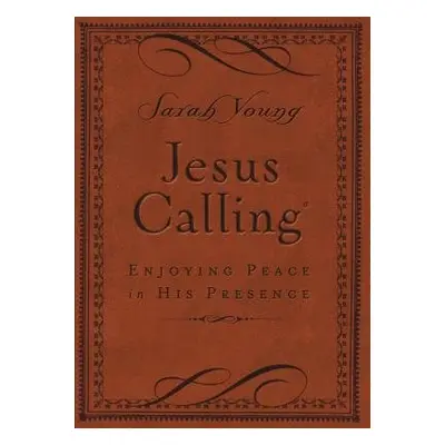 Jesus Calling, Small Brown Leathersoft, with Scripture References - Young, Sarah