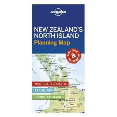 Lonely Planet New Zealand's North Island Planning Map - Lonely Planet