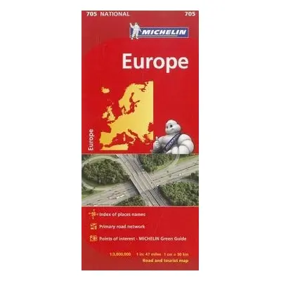 Europe - Michelin National Map 705 - Michelin