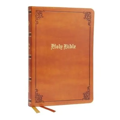 KJV Holy Bible: Large Print Thinline, Tan Leathersoft, Red Letter, Comfort Print: King James Ver