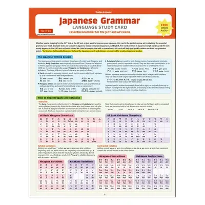 Japanese Grammar Language Study Card - Konomi, Emiko