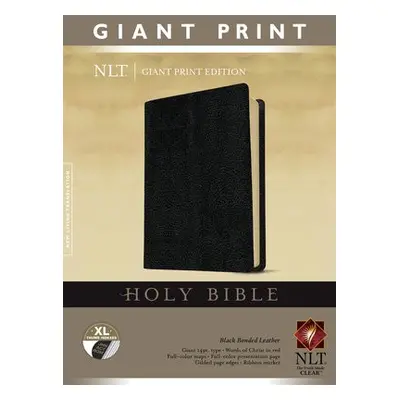 NLT Holy Bible, Giant Print, Black, Indexed - Tyndale