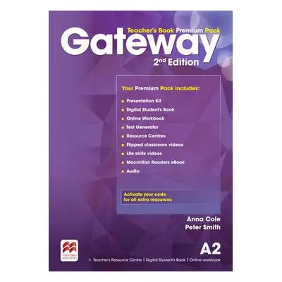 Gateway 2nd Edition A2 TB Premium Pack - Cole, Anna a Smith, Peter