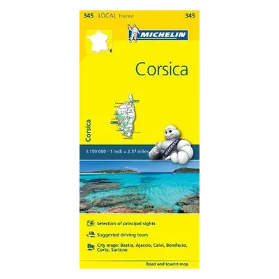 Corse-du-Sud, Haute-Corse - Michelin Local Map 345 - Michelin