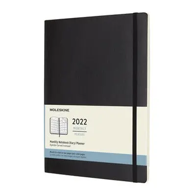 Moleskine 2022 12-Month Monthly Extra Large Softcover Notebook