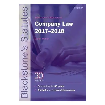 Blackstone's Statutes on Company Law 2017-2018