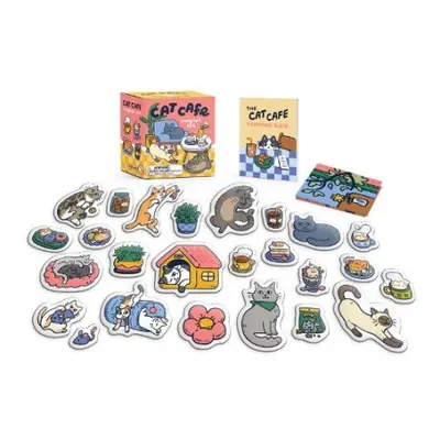 Cat Cafe Magnet Set - Stuart, Alasdair