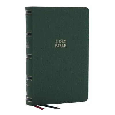 NKJV, Single-Column Reference Bible, Verse-by-verse, Green Leathersoft, Red Letter, Comfort Prin