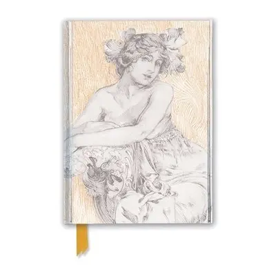 Alphonse Mucha: Study for Documents Decoratifs Plate 12 (Foiled Journal)