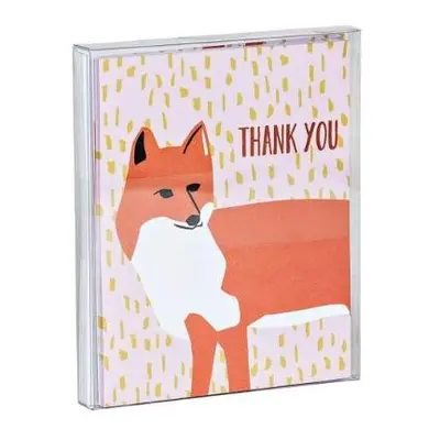 Foxy Thank You Notecard Set - Ampersand