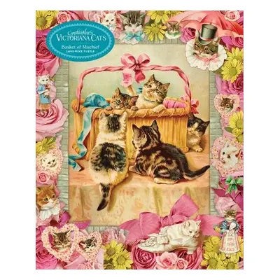 Cynthia Hart's Victoriana Cats: Basket of Mischief 1,000-Piece Puzzle - Hart, Cynthia