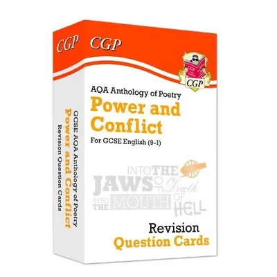 GCSE English: AQA Power a Conflict Poetry Anthology - Revision Question Cards - CGP Books