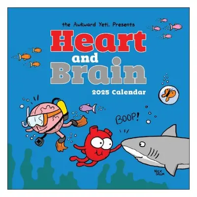 Heart and Brain 2025 Wall Calendar - Seluk, Nick