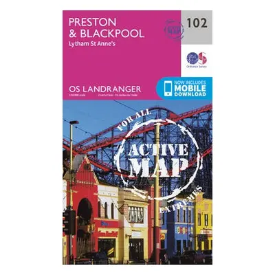 Preston a Blackpool, Lytham - Ordnance Survey