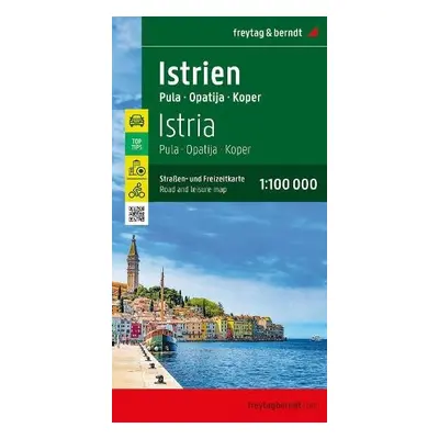 Istria Road and Leisure Map