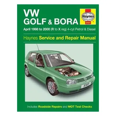 VW Golf a Bora Petrol a Diesel (April 98 - 00) Haynes Repair Manual - Haynes Publishing