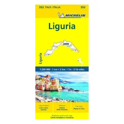 Liguria - Michelin Local Map 352 - Michelin