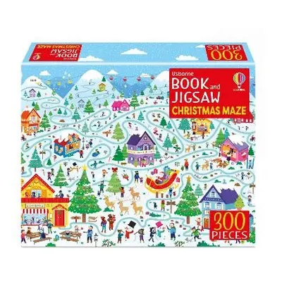 Usborne Book and Jigsaw Christmas Maze - Nolan, Kate a Smith, Sam