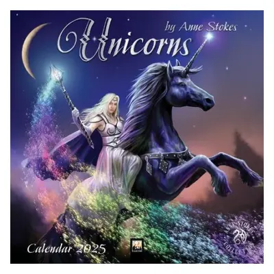 Unicorns by Anne Stokes Wall Calendar 2025 (Art Calendar)