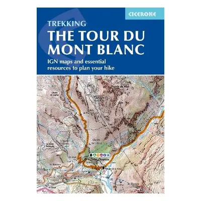 Tour du Mont Blanc Map Booklet - Reynolds, Kev a Williams, Lesley a Williams, Jonathan