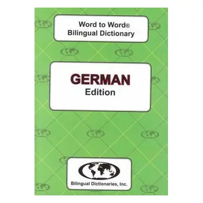 English-German a German-English Word-to-Word Dictionary - Bell, H.