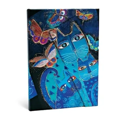 Blue Cats a Butterflies Lined Hardcover Journal - Paperblanks