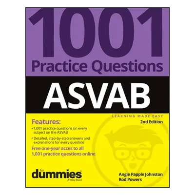 ASVAB: 1001 Practice Questions For Dummies (+ Online Practice) - Papple Johnston, Angie a Powers