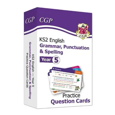 KS2 English Year 5 Practice Question Cards: Grammar, Punctuation a Spelling - CGP Books