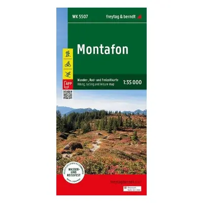 Montafon Hiking, Cycling a Leisure Map