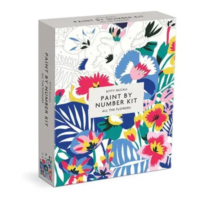 Kitty McCall All the Flowers Paint By Number Kit - Galison