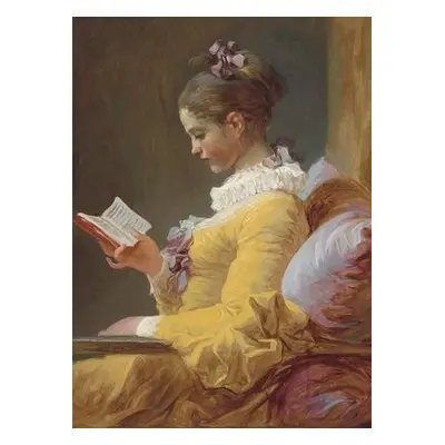 A Young Girl Reading Notebook - Fragonard, Jean-Honore