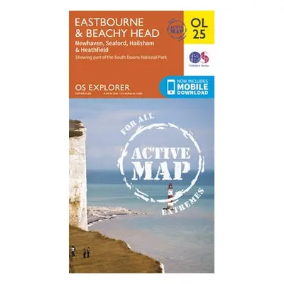 Eastbourne a Beachy Head, Newhaven, Seaford, Hailsham a Heathfield - Ordnance Survey