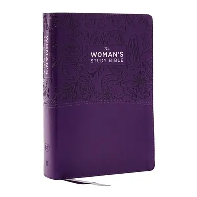 KJV, The Woman's Study Bible, Purple Leathersoft, Red Letter, Full-Color Edition, Comfort Print