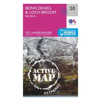 Beinn Dearg a Loch Broom, Ben Wyvis - Ordnance Survey