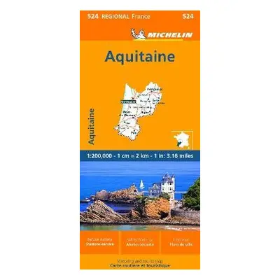 Aquitaine - Michelin Regional Map 524 - Michelin