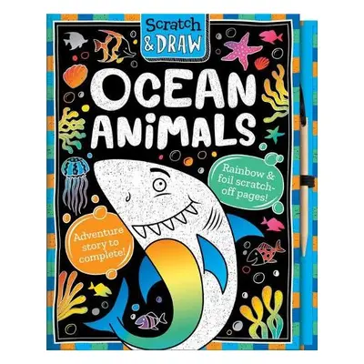 Scratch a Draw Ocean Animals - Scratch Art Activity Book - Linn, Susie