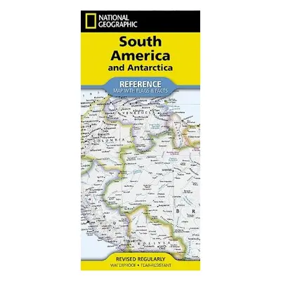 National Geographic South America and Antarctica Map (Folded with Flags and Facts) - National Ge