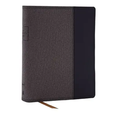 Prayer Bible: Pray God’s Word Cover to Cover (NKJV, Black/Gray Leathersoft, Red Letter, Comfort 