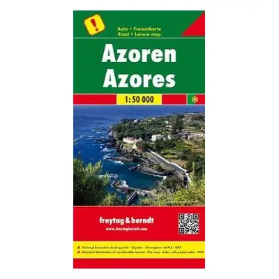 Azores, Special Places of Excursion Road Map 1:50 000