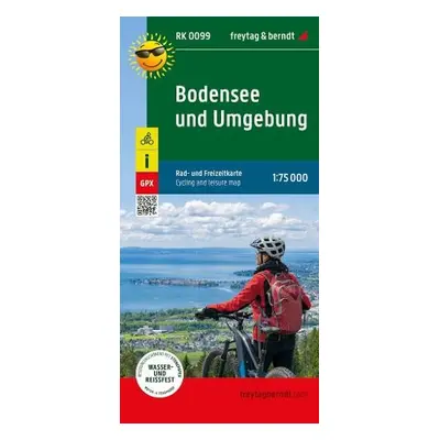 Lake Constance and surroundings, bike and leisure map 1:75,000, freytag a berndt, RK 0099