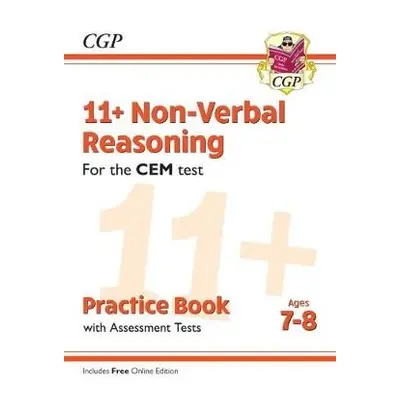 11+ CEM Non-Verbal Reasoning Practice Book a Assessment Tests - Ages 7-8 (with Online Edition) -