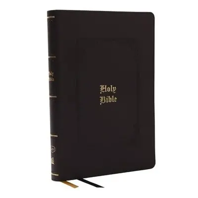 KJV Holy Bible: Giant Print Thinline Bible, Black Leathersoft, Red Letter, Comfort Print: King J