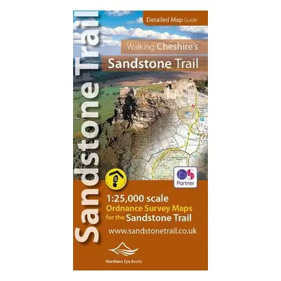 Walking Cheshire's Sandstone Trail - OS Map Book