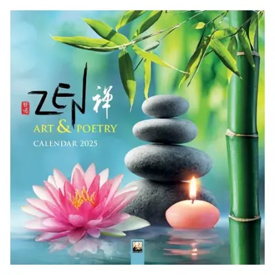 Zen Art a Poetry Wall Calendar 2025 (Art Calendar)